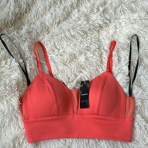 Bebé never worn mesh inset bra top